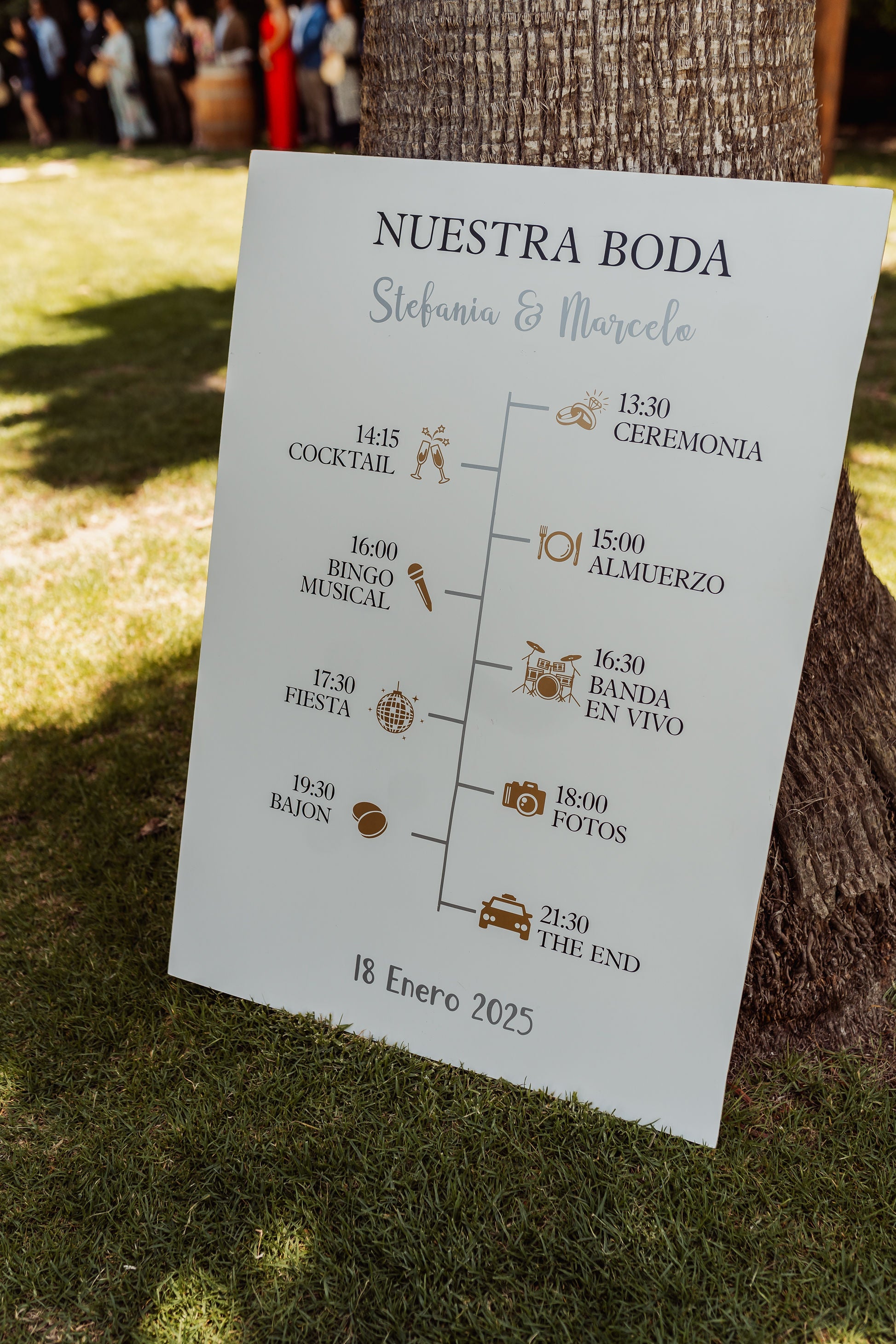 ⏰ Letrero Timing De Boda - Tu Compañero Perfecto