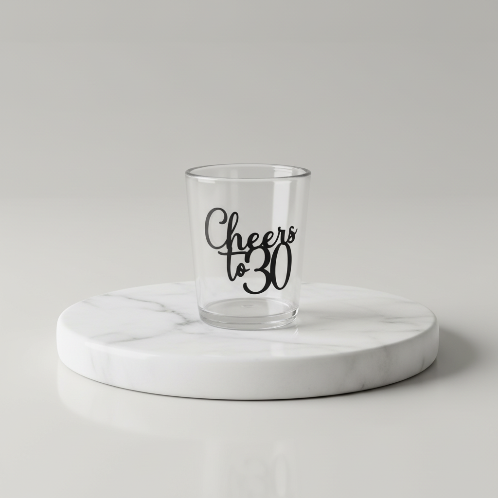 Pack de 10 Vaso Shot  70cc | Personalizado de Celebración : Tu Nombre en el Momento Más Épico.