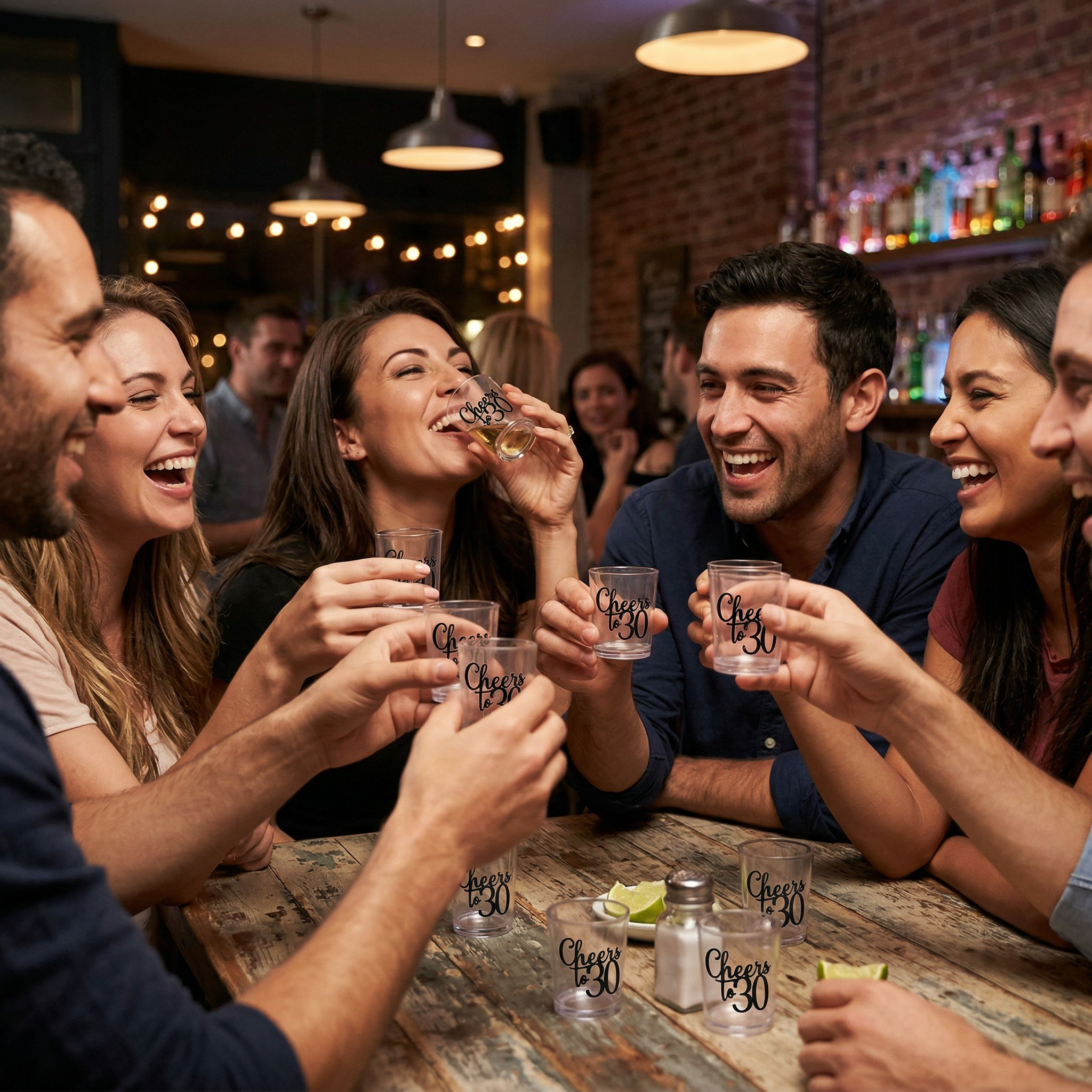 Vasos Shot Personalizados para Celebraciones Pack de 10