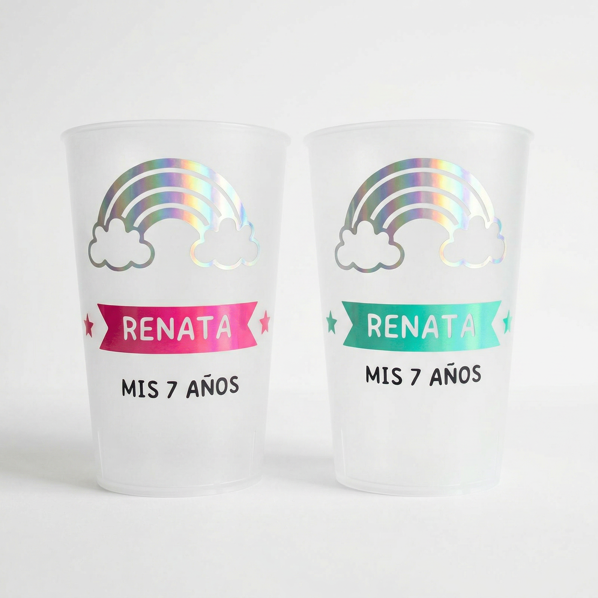 Pack 10 Vasos 500 cc|  Personalizados para Celebraciones